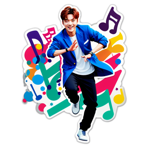 Seunghan dari RIIZE! Sticker Berwarna Ceria yang Menggugah Semangat!