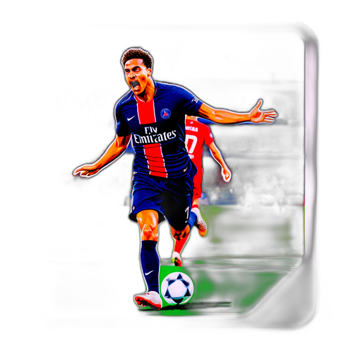 골을 넣는 PSG 유명 선수의 순간