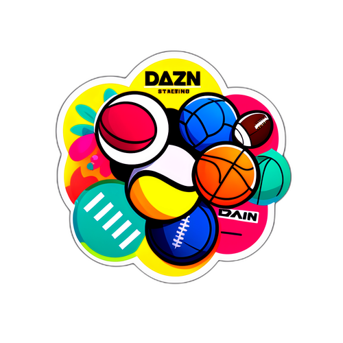 Design Vibrante per DAZN