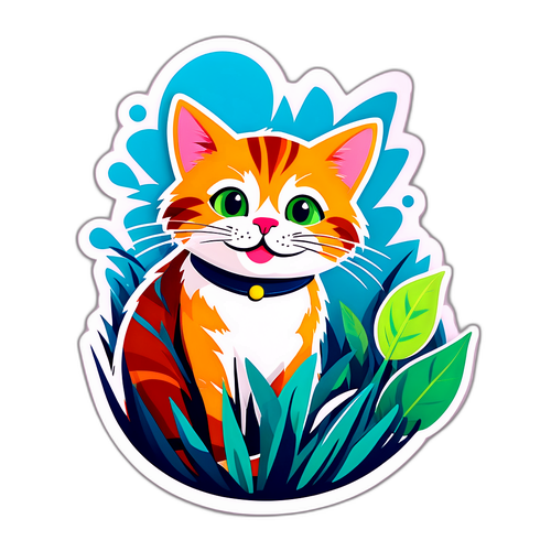 खिलवाड़ करते हुए बिल्ली का डिज़ाइन