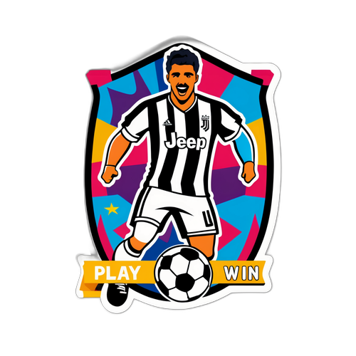 Stiker Motivasi Olahraga Madrid dan Juventus