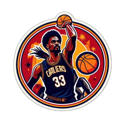 Vintage Cavaliers vs Heat Rivalry Sticker