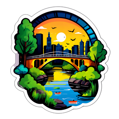 Подільський міст і природа