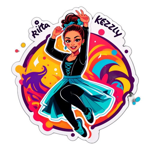 Keszthelyi Rita Táncos Sticker