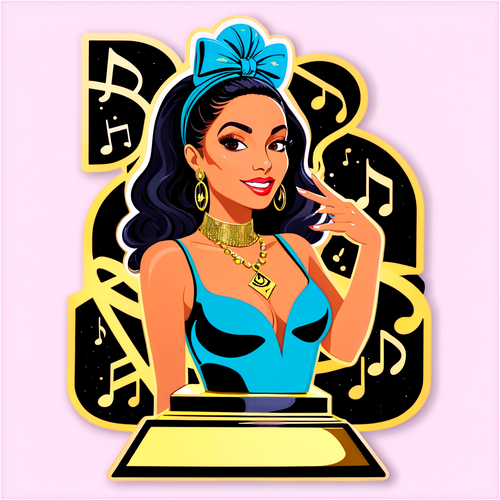 Glamorous Grammy Bianca Sticker