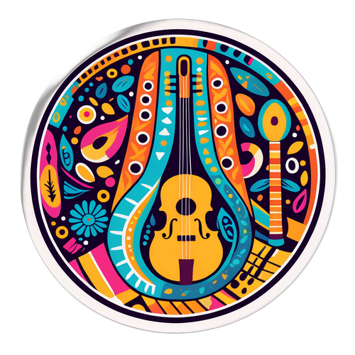 Illustration de musique ethnique inspirée par Emegha