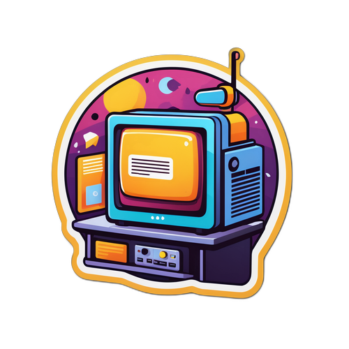 科技与教育结合的新闻广播场景