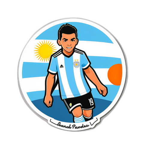 Sticker inspirado en Leandro Paredes