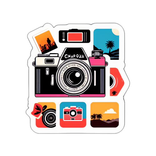 पुरानी यादें - फ़ोटो थीम वाला स्टिकर