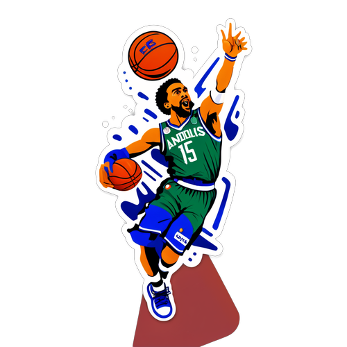 Anadolu Efes vs Panathinaikos Basketbol Rivalitesi Sticker Tasarımı