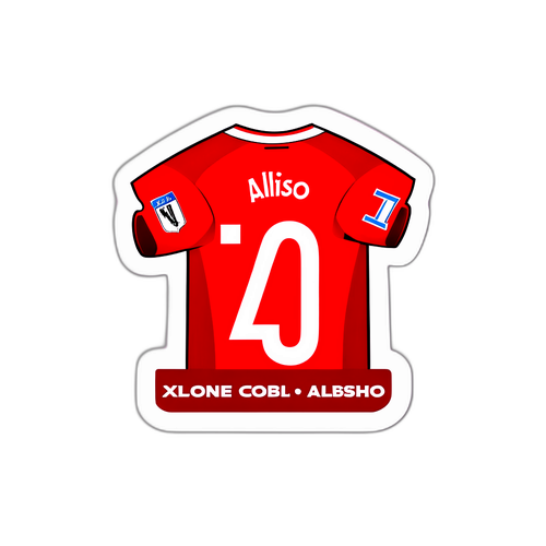 Xabi Alonson ikoninen pelinumero ja nimi tyylikkäässä fontissa