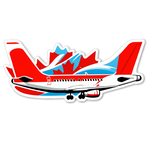 Stiker Air Canada