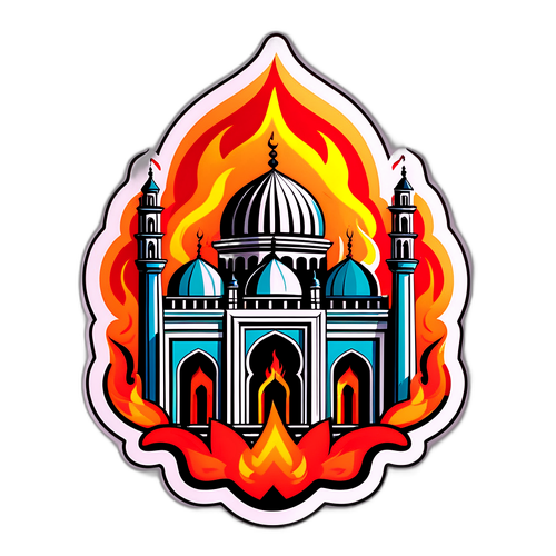 Une mosquée en flammes à Cordoue