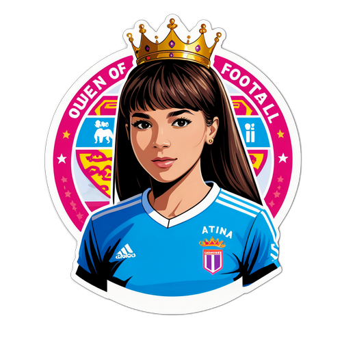 Sticker Aitana Bonmatí - Nữ Hoàng Bóng Đá