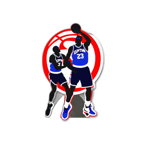 Sticker na Nagbibigay-diin sa Saklaw ng ESPN sa NBA