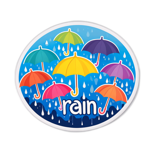 बूंदाबांदी स्टिकर