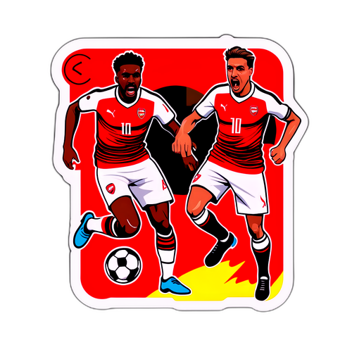 Sticker ya Arsenal dhidi ya Milan