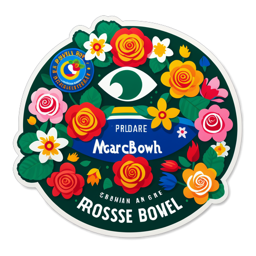 Marching Flowers for the Rose Bowl Parade 2025