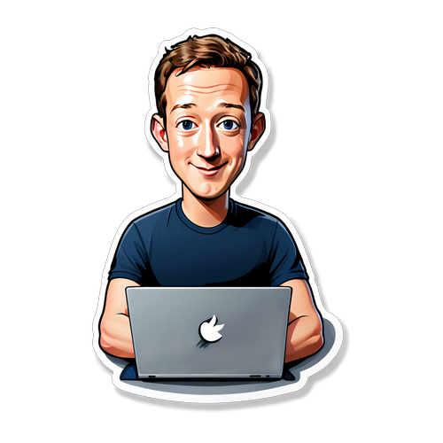 Mark Zuckerberg în Caricatură: Umor și Networking