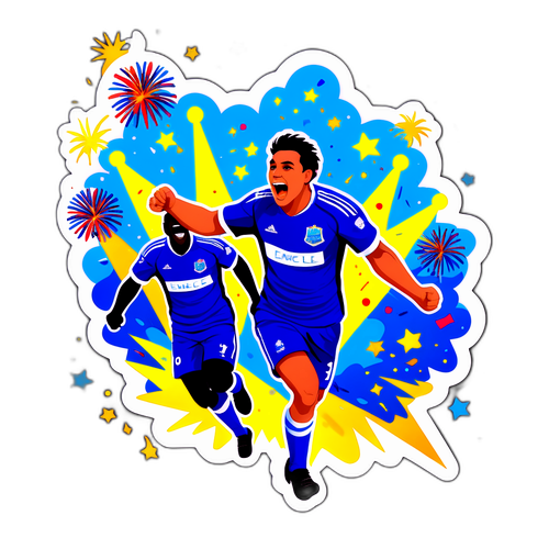 Thrilling Emelec Goal Celebration