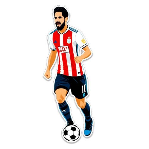 Autocollant inspiré par Isco