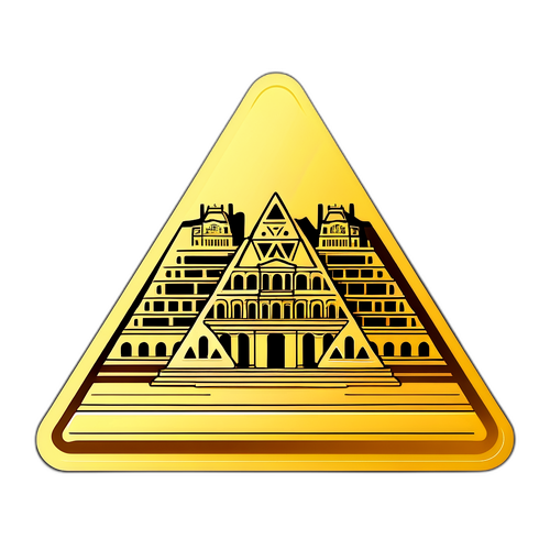 Illustration de la pyramide en or