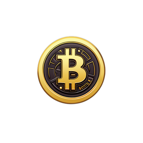 3D 动画风格金色硬币图案