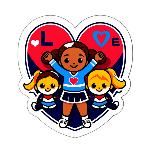 สติ๊กเกอร์ที่แสดงความรักในลีก 1