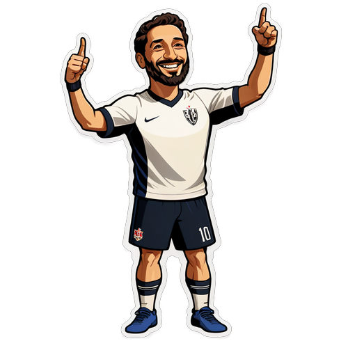 Charles Corinthians em Pose de Celebração