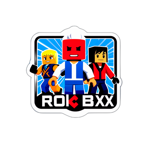 Engaging Sticker ng mga Karakter ng Roblox sa Blue Lock Rivals