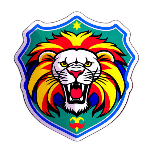 Diseño de sticker del Club Bucaramanga