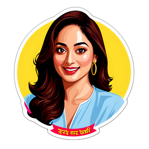 यामी गौतम का स्टाइलिश स्टिकर