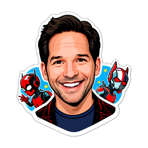 Fun Paul Rudd Sticker