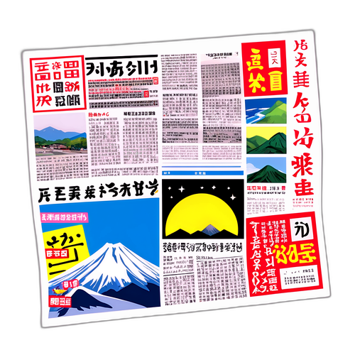 北海道新聞レイアウトデザイン