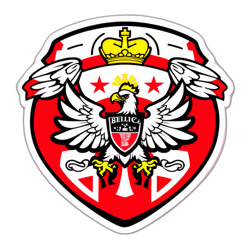 Emblematyczna odznaka z herbem Benfica