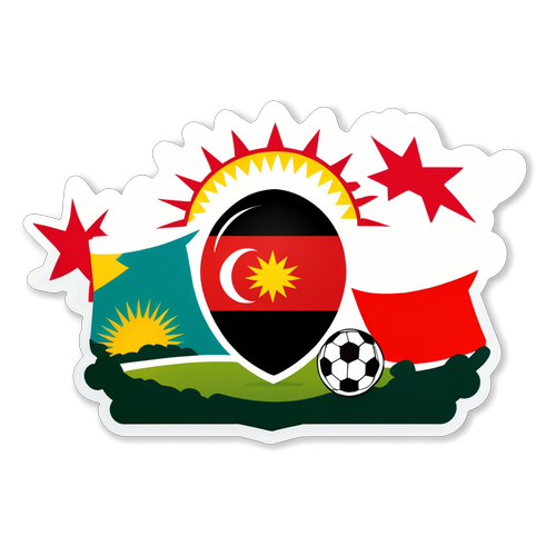 Stiker Pertandingan Timor Leste vs Singapura