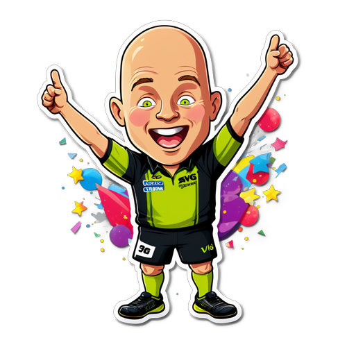 Van Gerwen Vi Victory Sticker