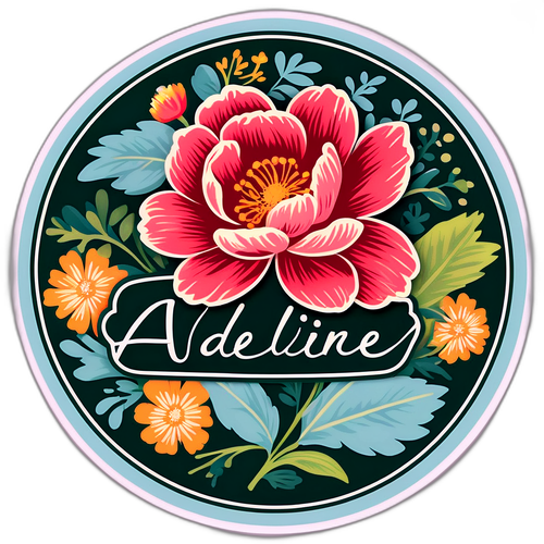 Sticker Elegante con Adeline Watkins