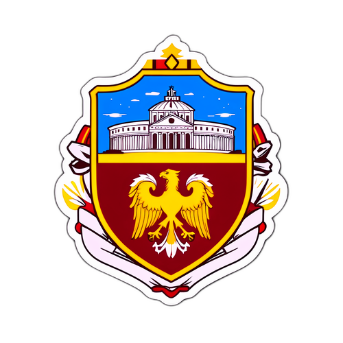 Diseño de sticker con el escudo de la Roma FC