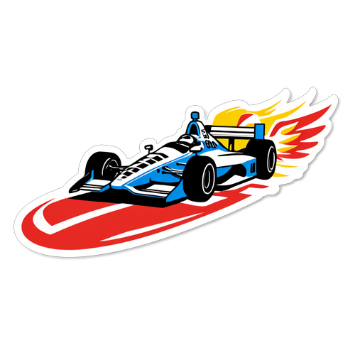 Raceauto Over De Finishlijn