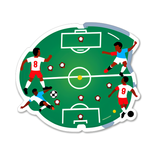 Sticker Taktik Sepak Bola