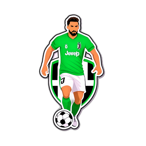 Sassuolo - Juventus Sports Sticker