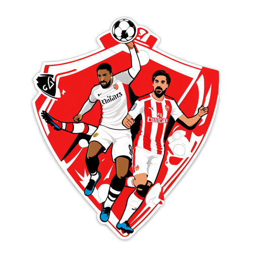 Stiker Dinamis Girona vs Arsenal