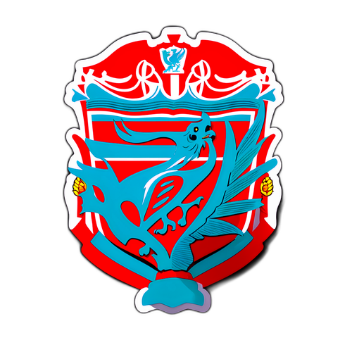 สติ๊กเกอร์สำหรับแฟนลิเวอร์พูลที่แสดงความรักต่อทีม