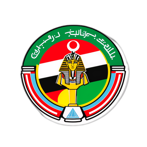 הדבקה המציגה את המורשת התרבותית של מצרים ו Nigerיה