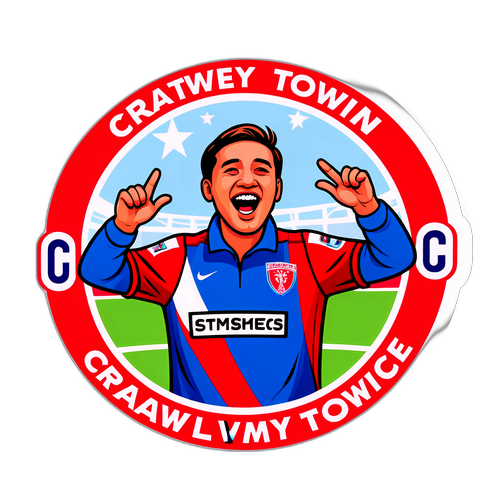 Stadium Besucher Sticker Design