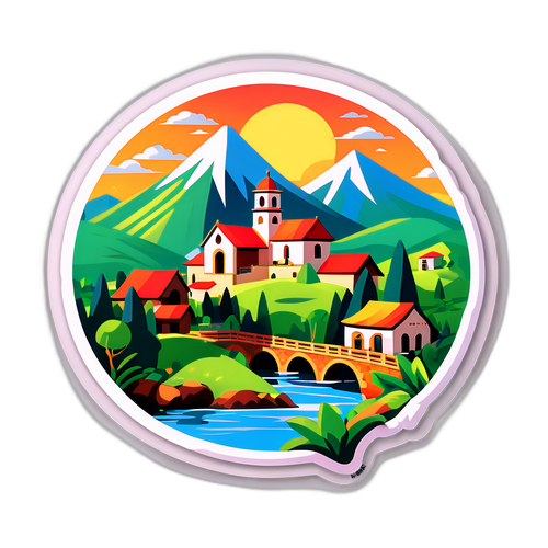 Diseño de sticker de Montoro