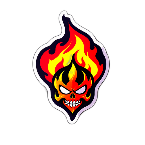 Sticker Infiernorojo