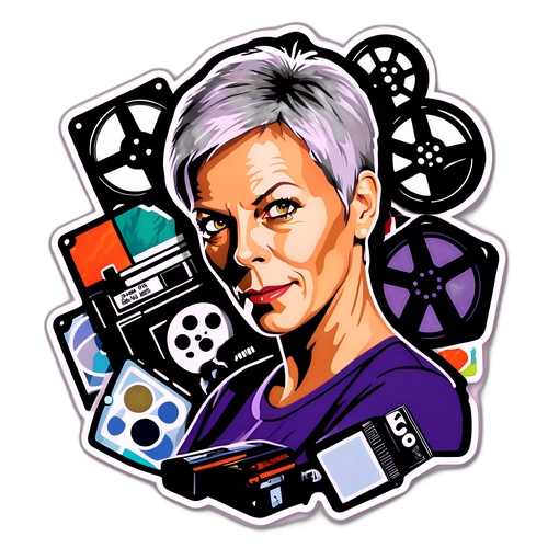 Artistic Portrait of Jamie Lee Curtis