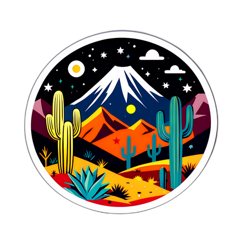 Texas Landscape Adventure Sticker